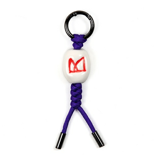 Фарфоровая подвеска в виде кофейного зерна